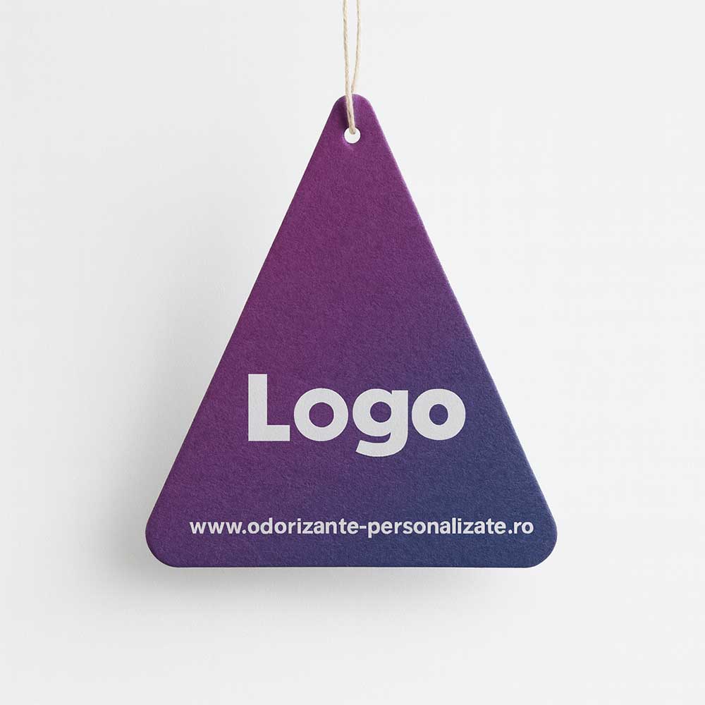 Odorizant Auto Personalizat Triunghi Clasic